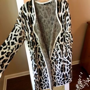 Doe & Rae Leopard Print Duster